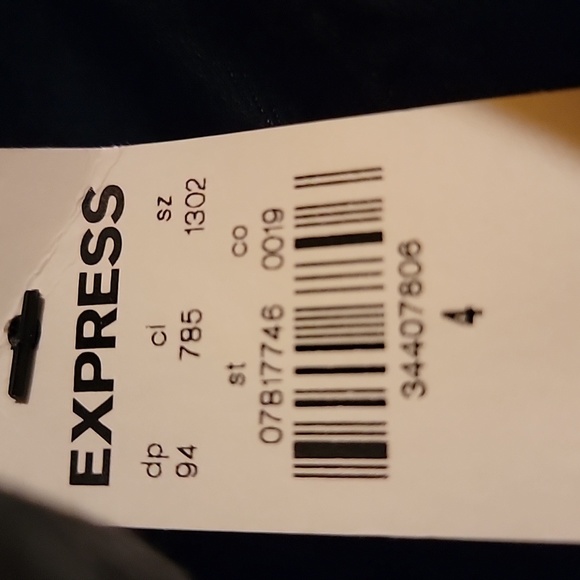 NWT Express Denim Sweetheart Neckline Seamed Fit & Flare Midi Dress, Size 4 - Picture 6 of 7